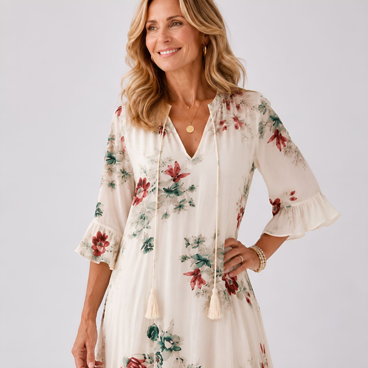 Andrea™ | Floral Maxi Dress