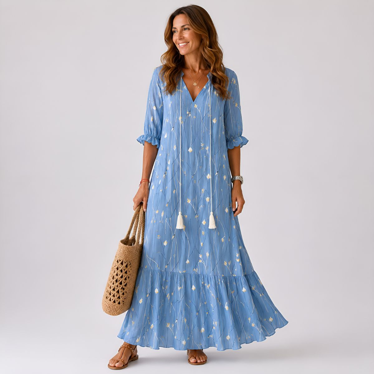 Andrea™ | Floral Maxi Dress