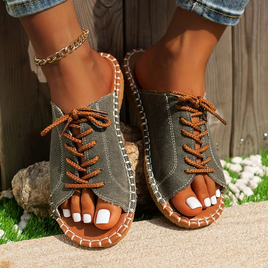 Natalie™ | Orthopedic Lace-Up Sandals