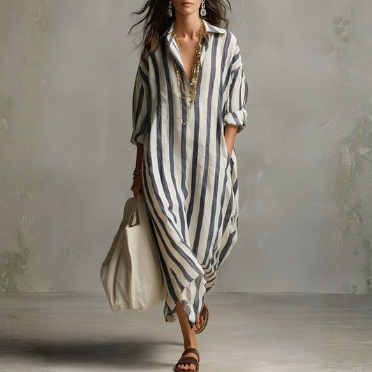 Rebecca™ | Striped Shirt Dress