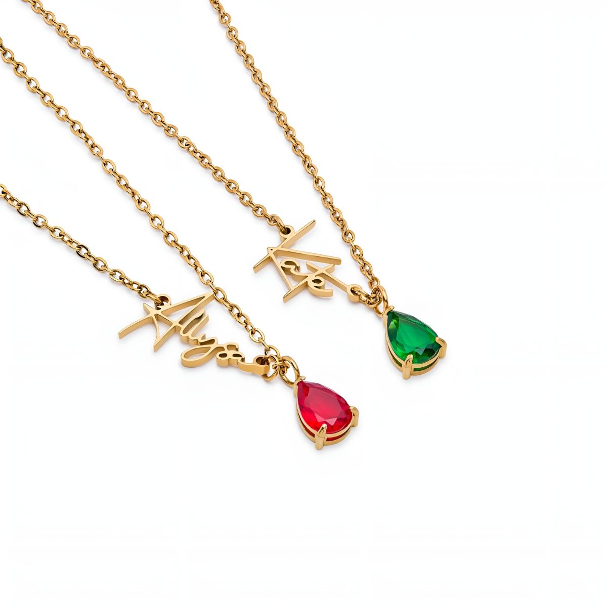 Celeste™ | Personalized Name & Birthstone Necklace