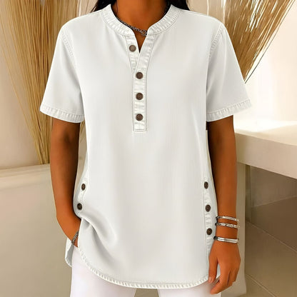 Vaeloria™ | Relaxed Denim Top