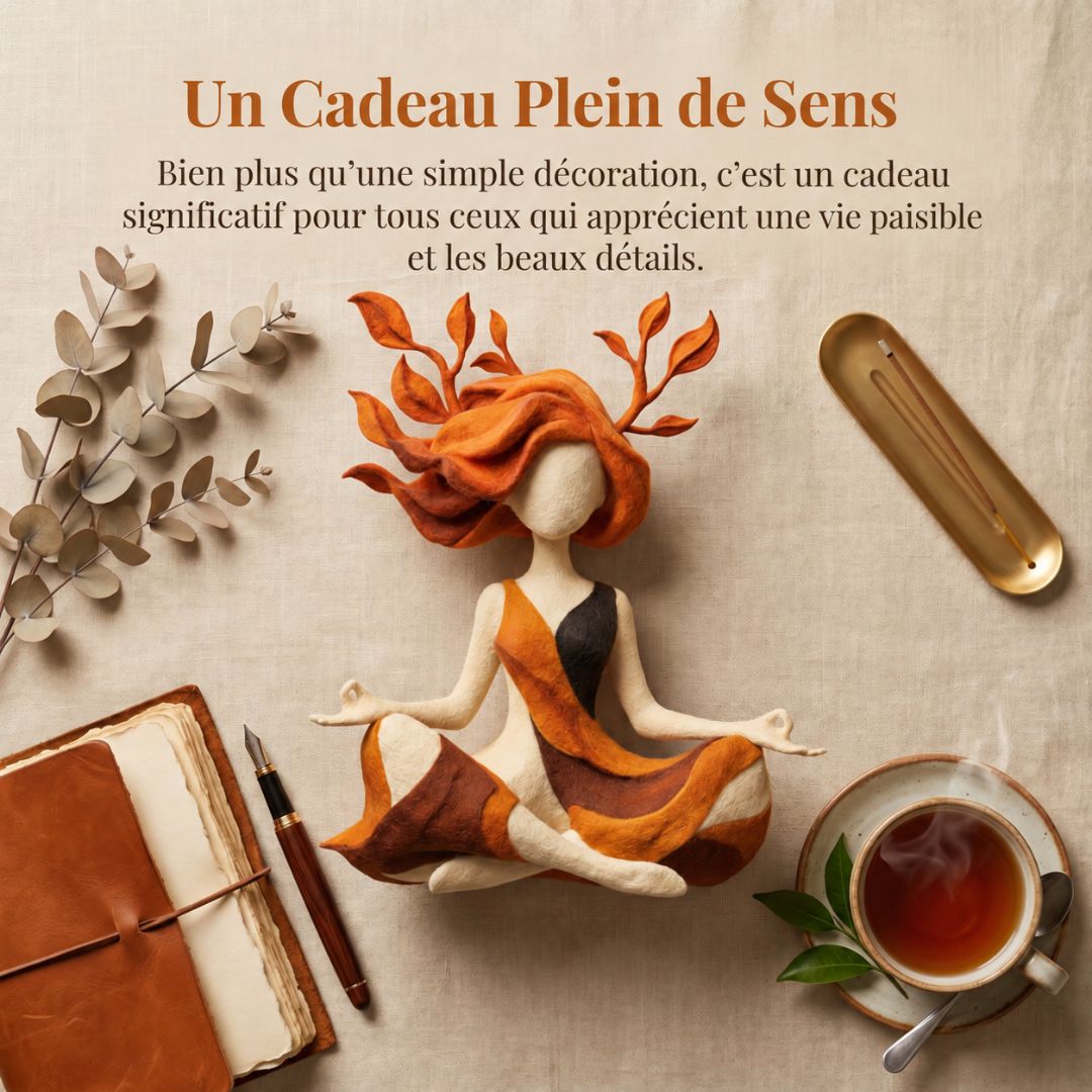 Séréna™ | Statue de yoga décorative