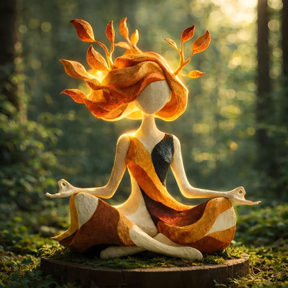 Séréna™ | Statue de yoga décorative