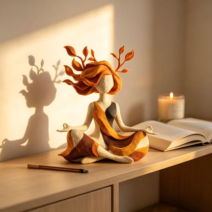 Séréna™ | Statue de yoga décorative