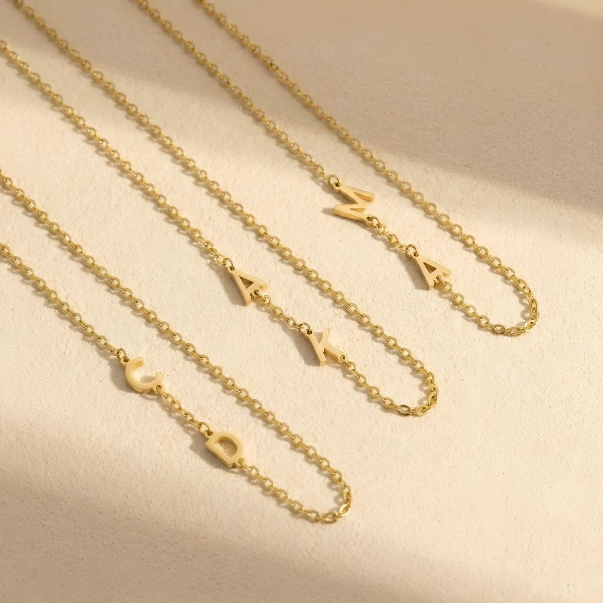 Aloria™ | Sideways Initial Necklace
