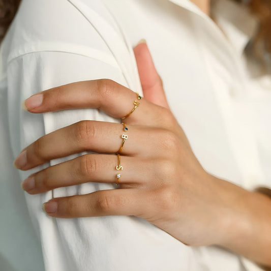 Celine™ | Custom Name Engraved Ring