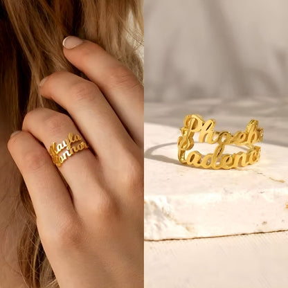 Enamora™ | Personalized Name Ring