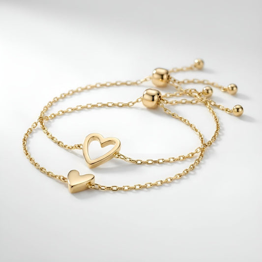 Heartlia™ | Shared Love Heart Bracelet Set
