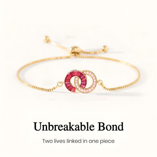 Elysera™ | Mother-Daughter Birthstone Bracelet