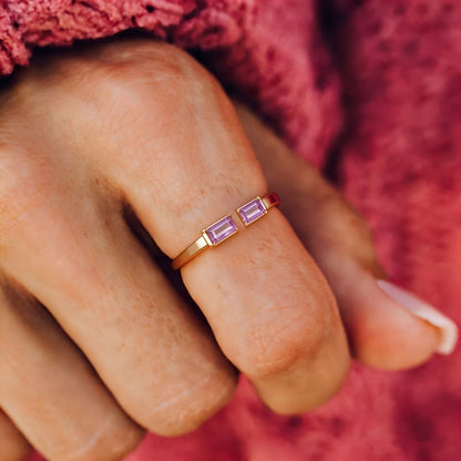 Caelisse™ | Duo Birthstone Ring