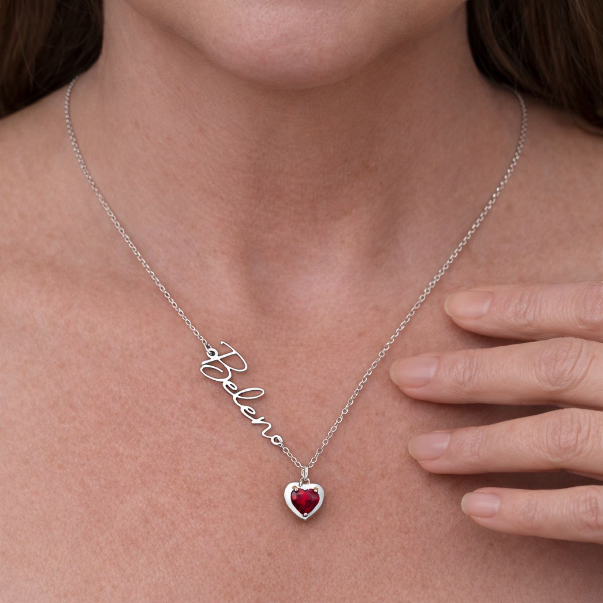 Amorelle™ | Heart Birthstone Necklace