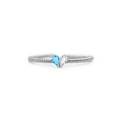 Evara™ | Heart Bond Birthstone Ring