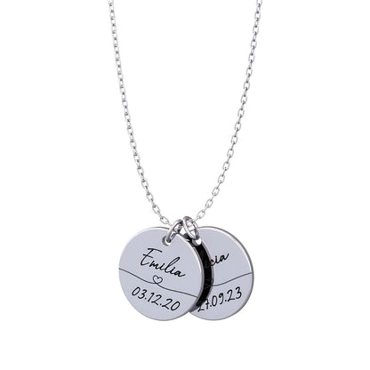 Eloria™ | Personalized Name & Date Necklace