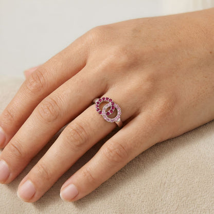 Elyra™ | Interlocking Birthstone Ring