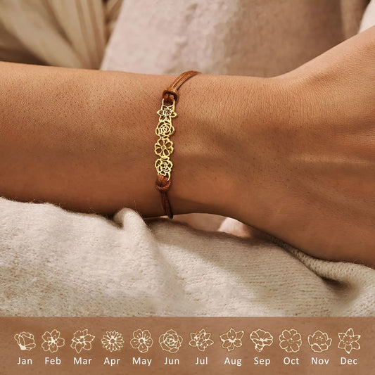 Florelle™ | Birth Flower Family Bracelet