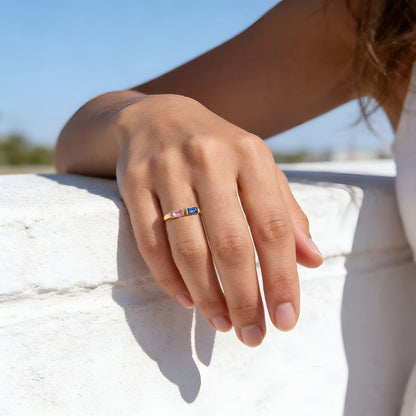 Caelisse™ | Duo Birthstone Ring