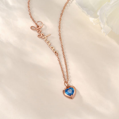 Amorelle™ | Heart Birthstone Necklace