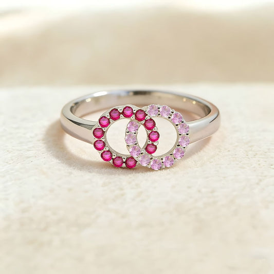 Elyra™ | Interlocking Birthstone Ring