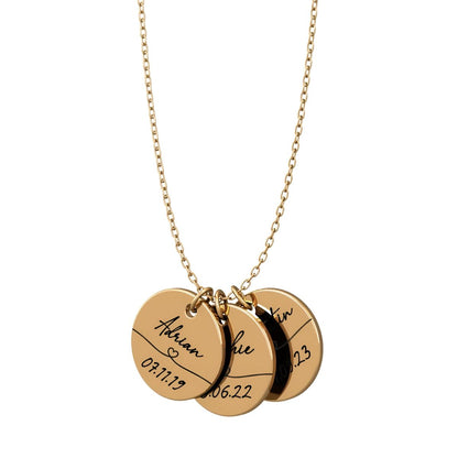 Eloria™ | Personalized Name & Date Necklace
