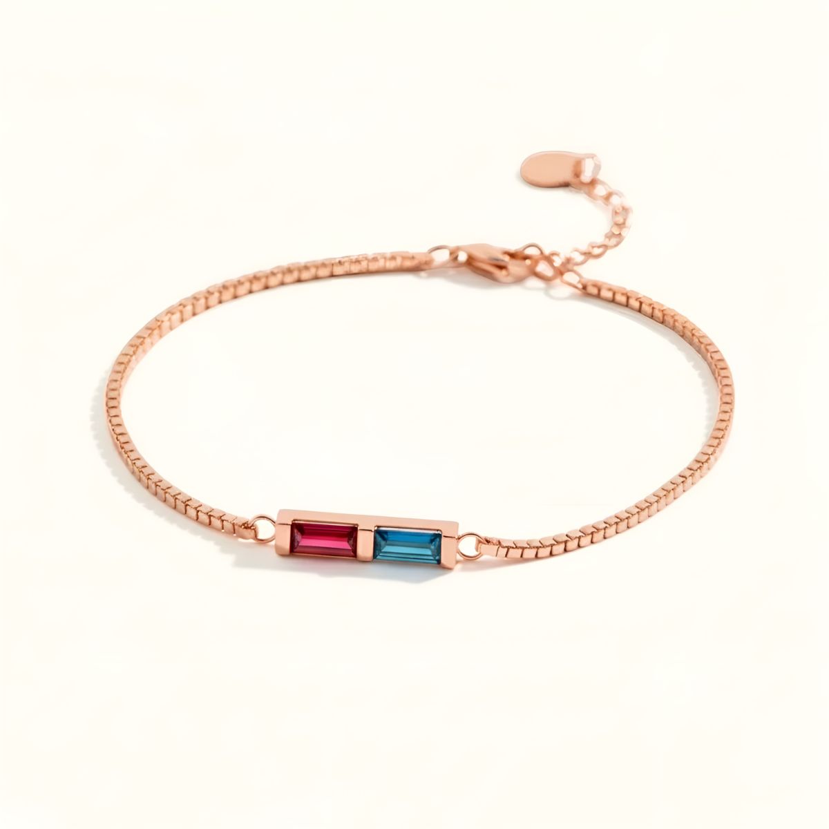Aurielle™ | Baguette Birthstone Bracelet