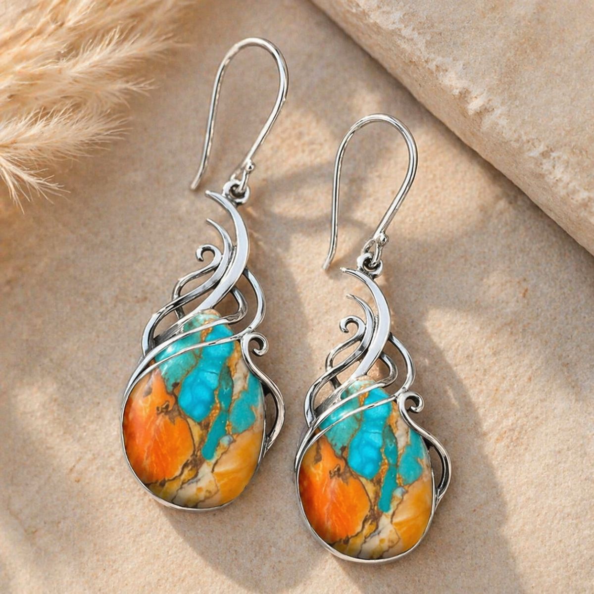 Céliane™ | Sunset Gemstone Earrings