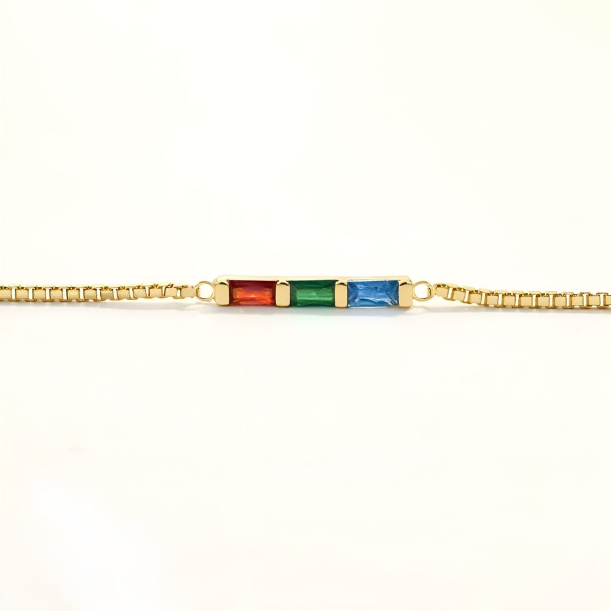 Aurielle™ | Baguette Birthstone Bracelet