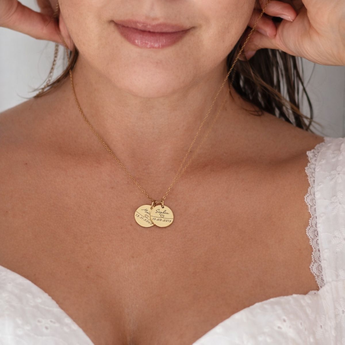 Eloria™ | Personalized Name & Date Necklace