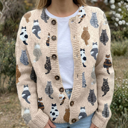 Cattalyn™ | Artistic Cat Cardigan