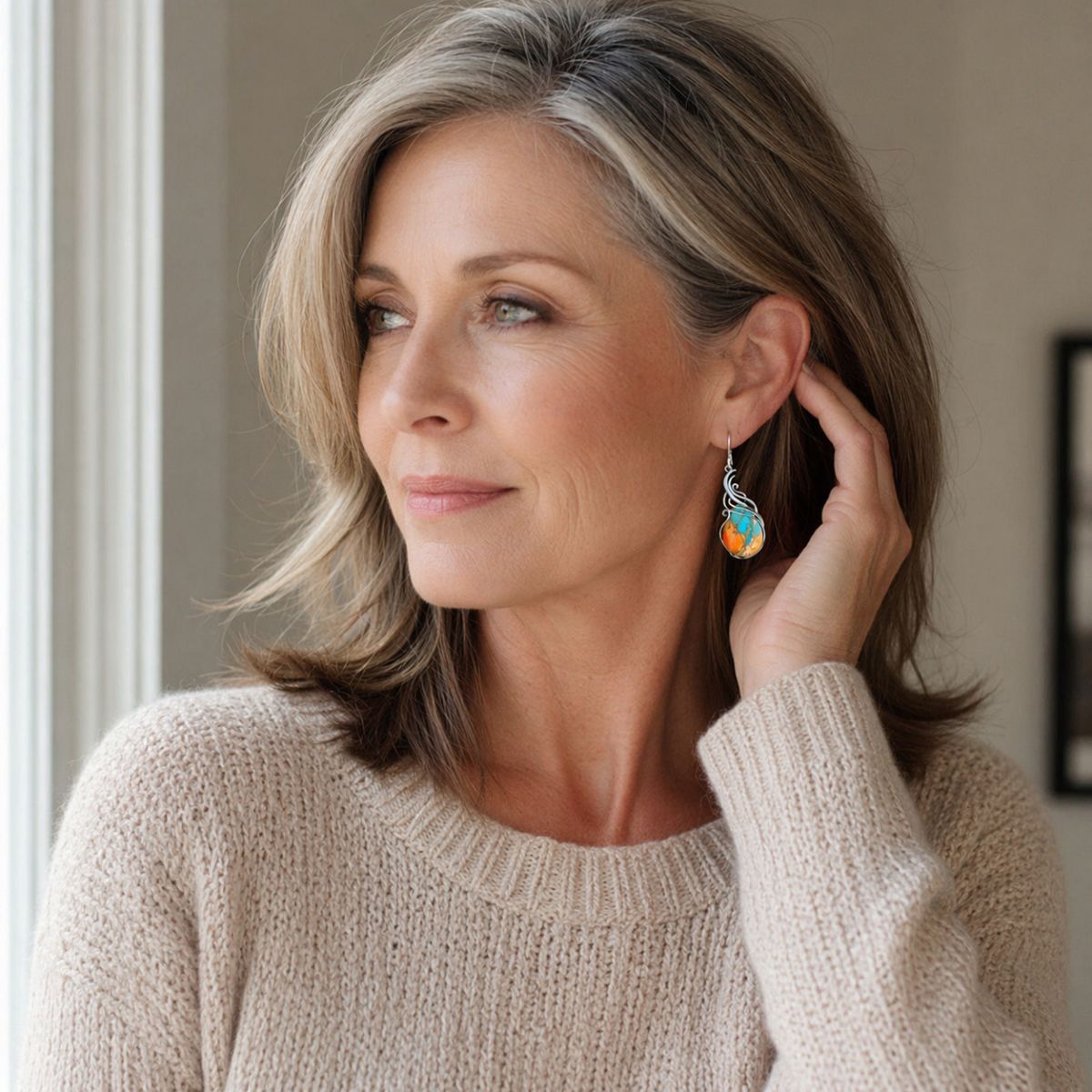 Céliane™ | Sunset Gemstone Earrings
