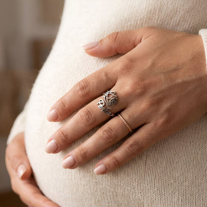 Everbloom™ | Personalized Name Flower Ring