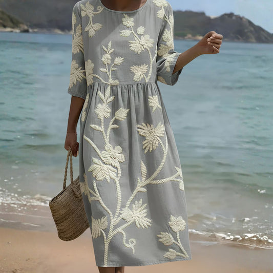 Floréline™ | Effortless Luxury Floral Dress