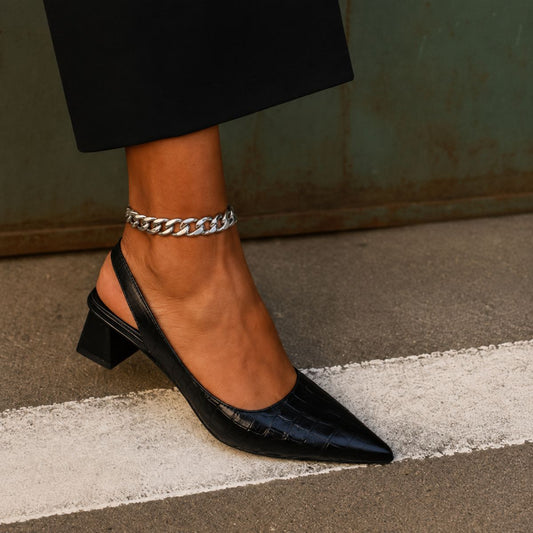 Rosalique™ | Croc Heel Loafers