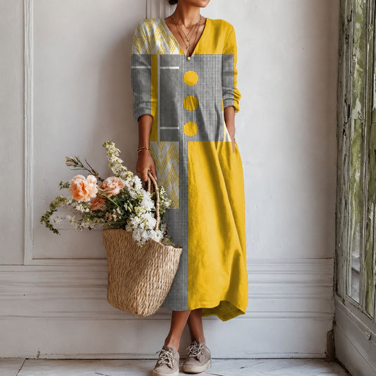 Averlynn™ | Yellow Comfort Dress