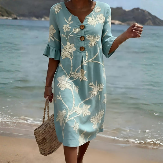 Floréline™ | Effortless Floral Dress