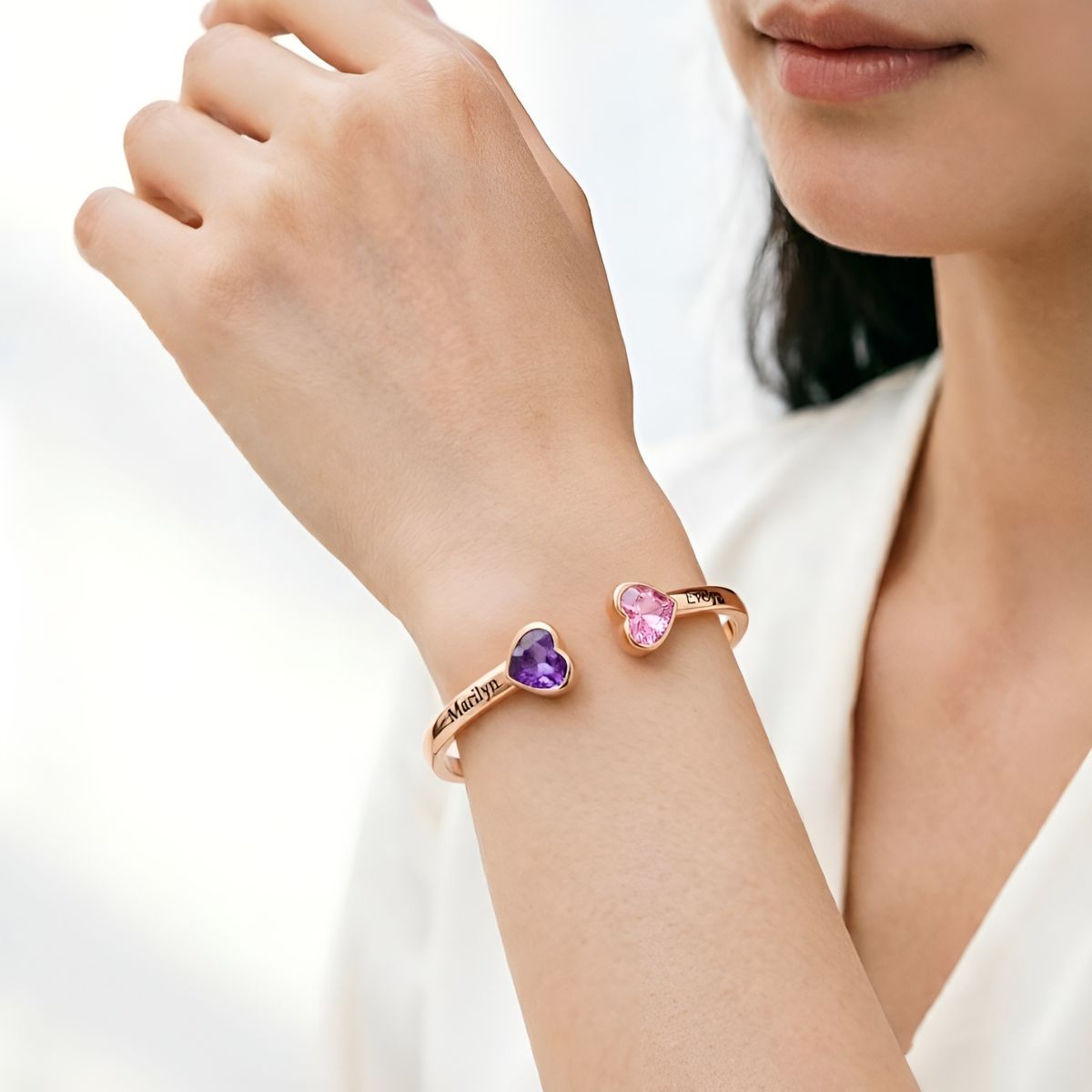 Norielle™ | Personalized Mother-Daughter Bracelet