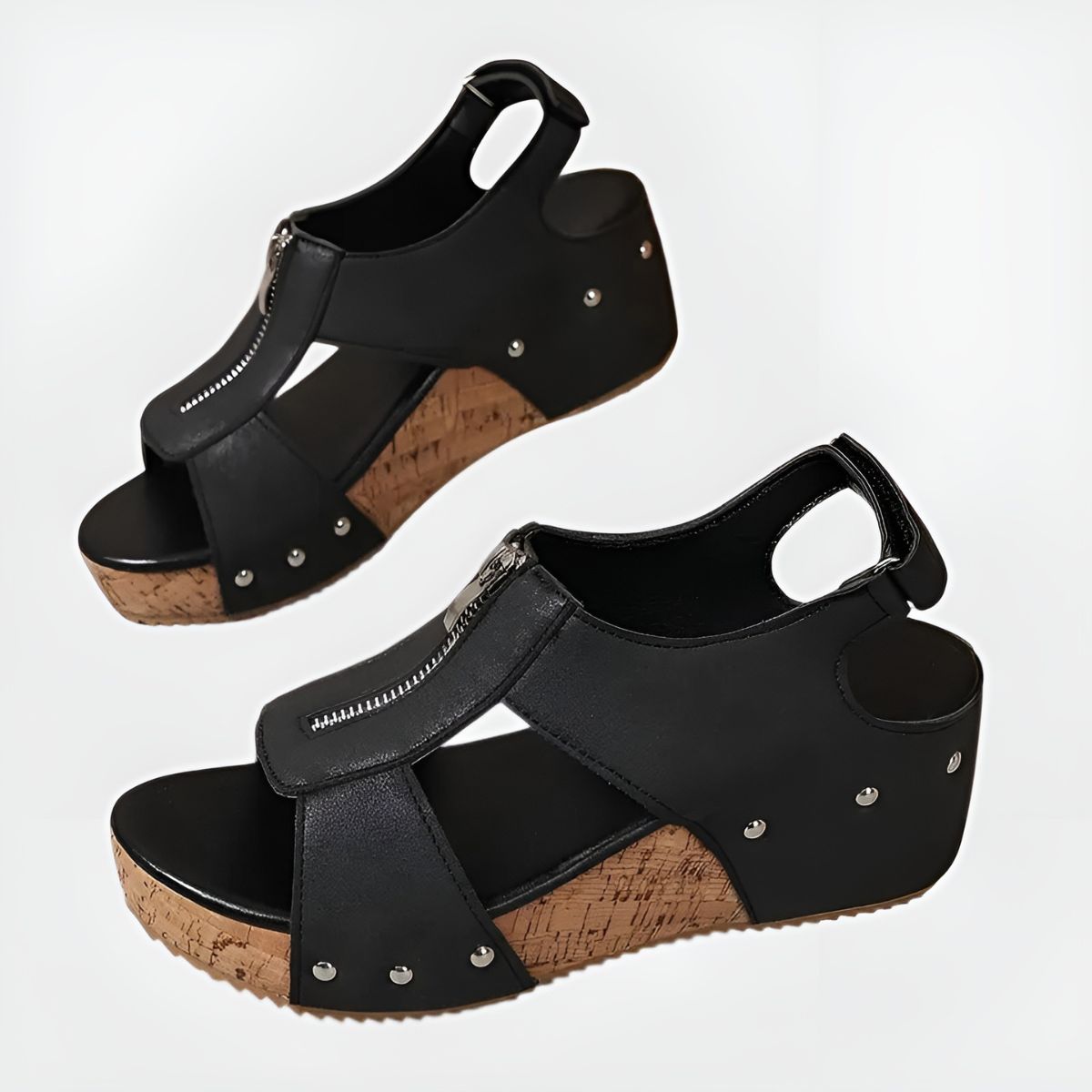 Ashlyn™ | Comfort Zip Sandals