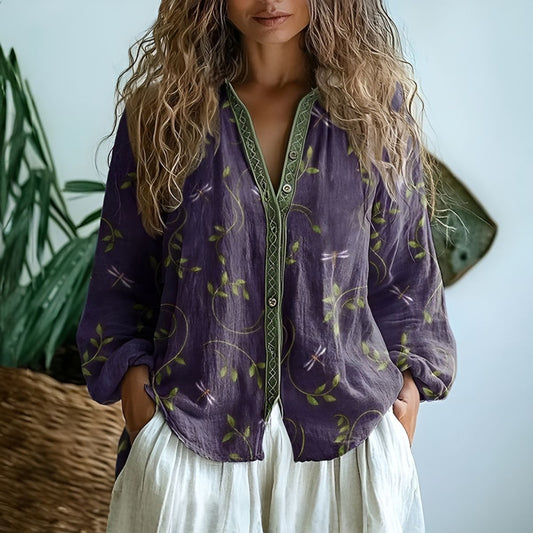 Elowyn™ | Timeless Retro Blouse