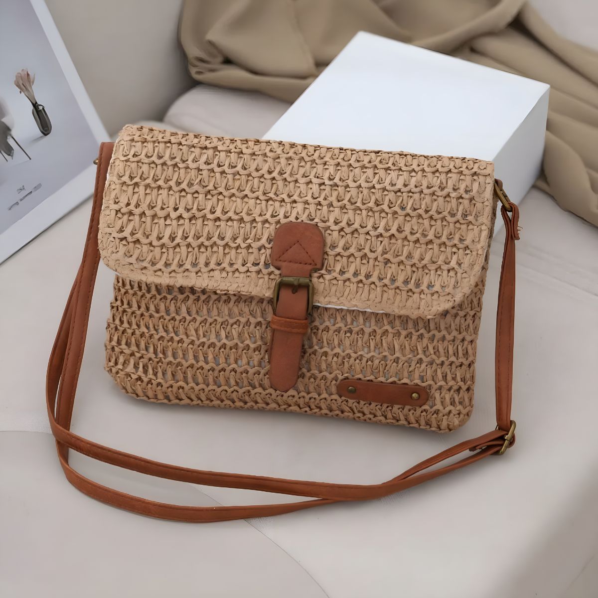 Camille™ | Woven Crossbody Bag