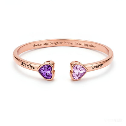 Norielle™ | Personalized Mother-Daughter Bracelet