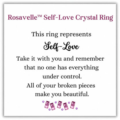 Rosavelle™ | Self-Love Crystal Ring