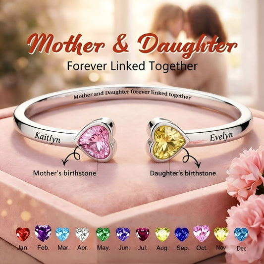Norielle™ | Personalized Mother-Daughter Bracelet
