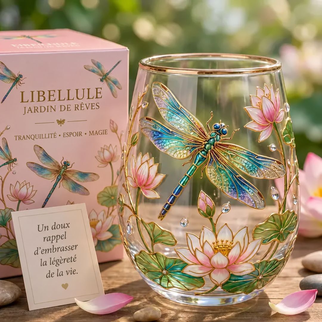 Floréa™ | Tasse en Verre Fleurie