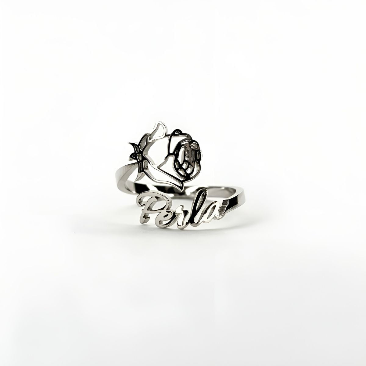 Everbloom™ | Personalized Name Flower Ring