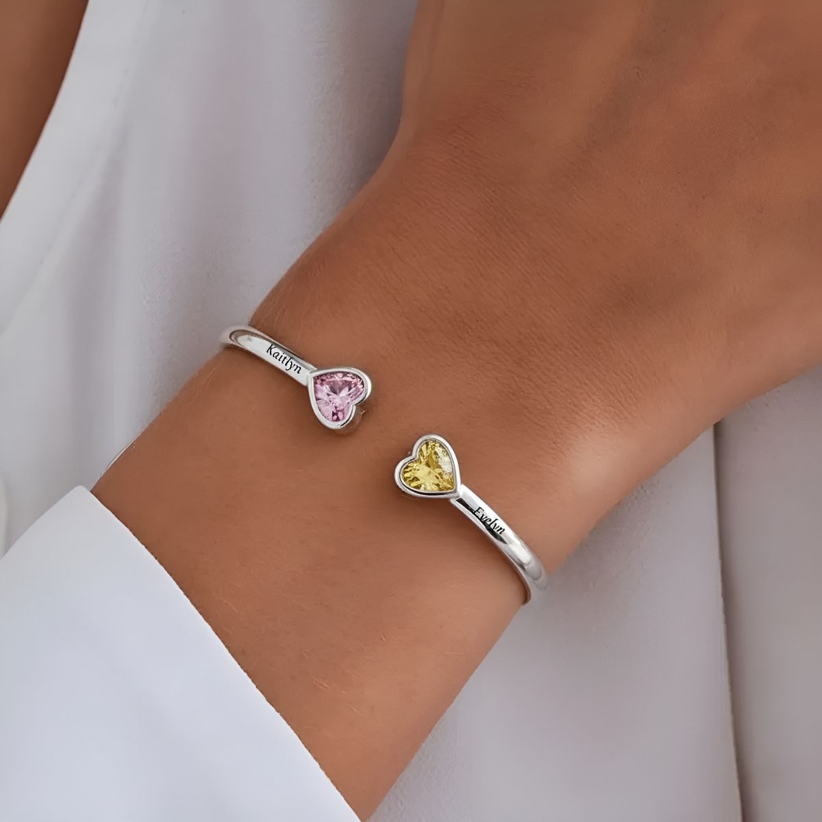 Norielle™ | Personalized Mother-Daughter Bracelet