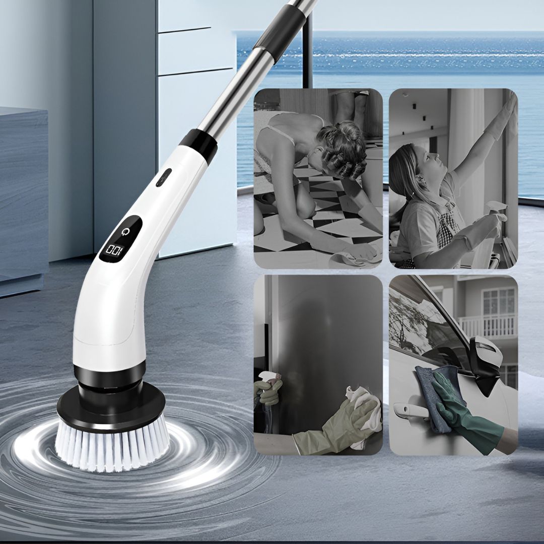 Brilléa™ | Brosse de nettoyage électrique 9-en-1