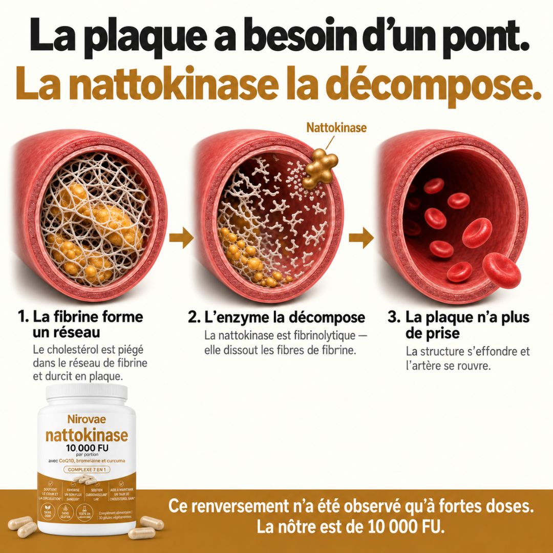 Nirovae™ | Complexe Nattokinase 10 000 FU
