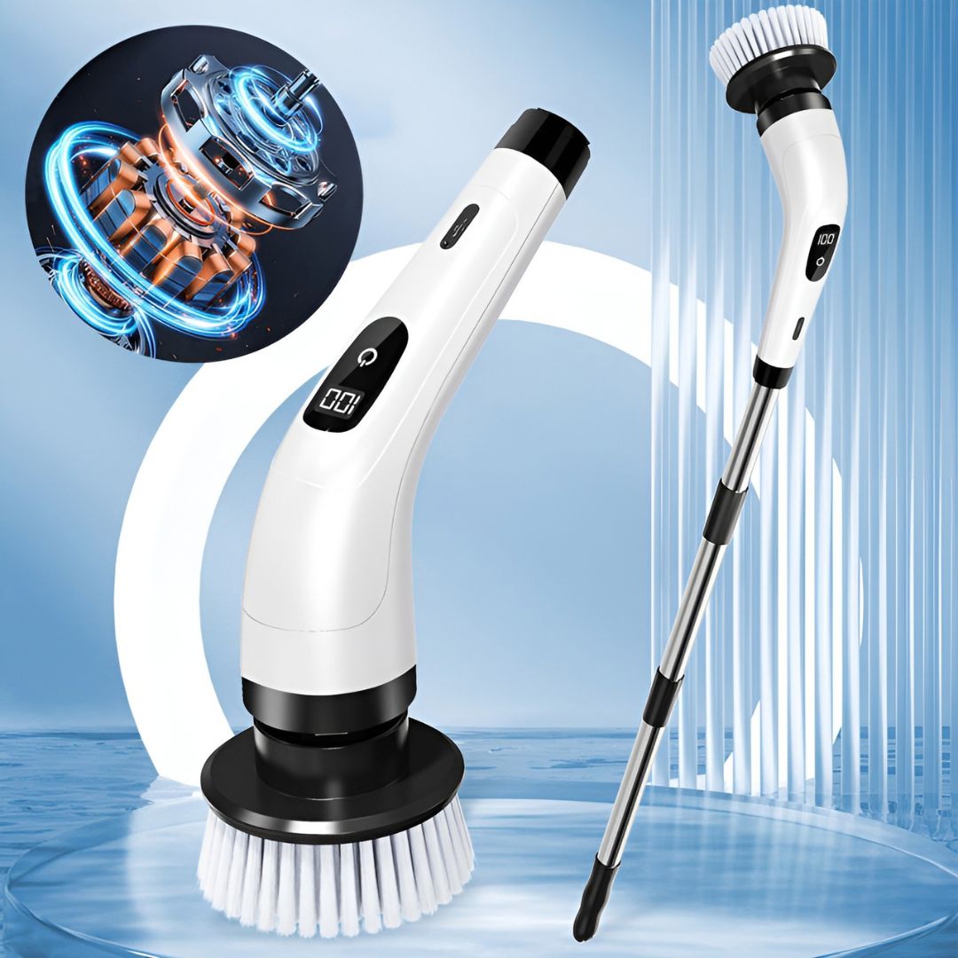 Brilléa™ | Brosse de nettoyage électrique 9-en-1