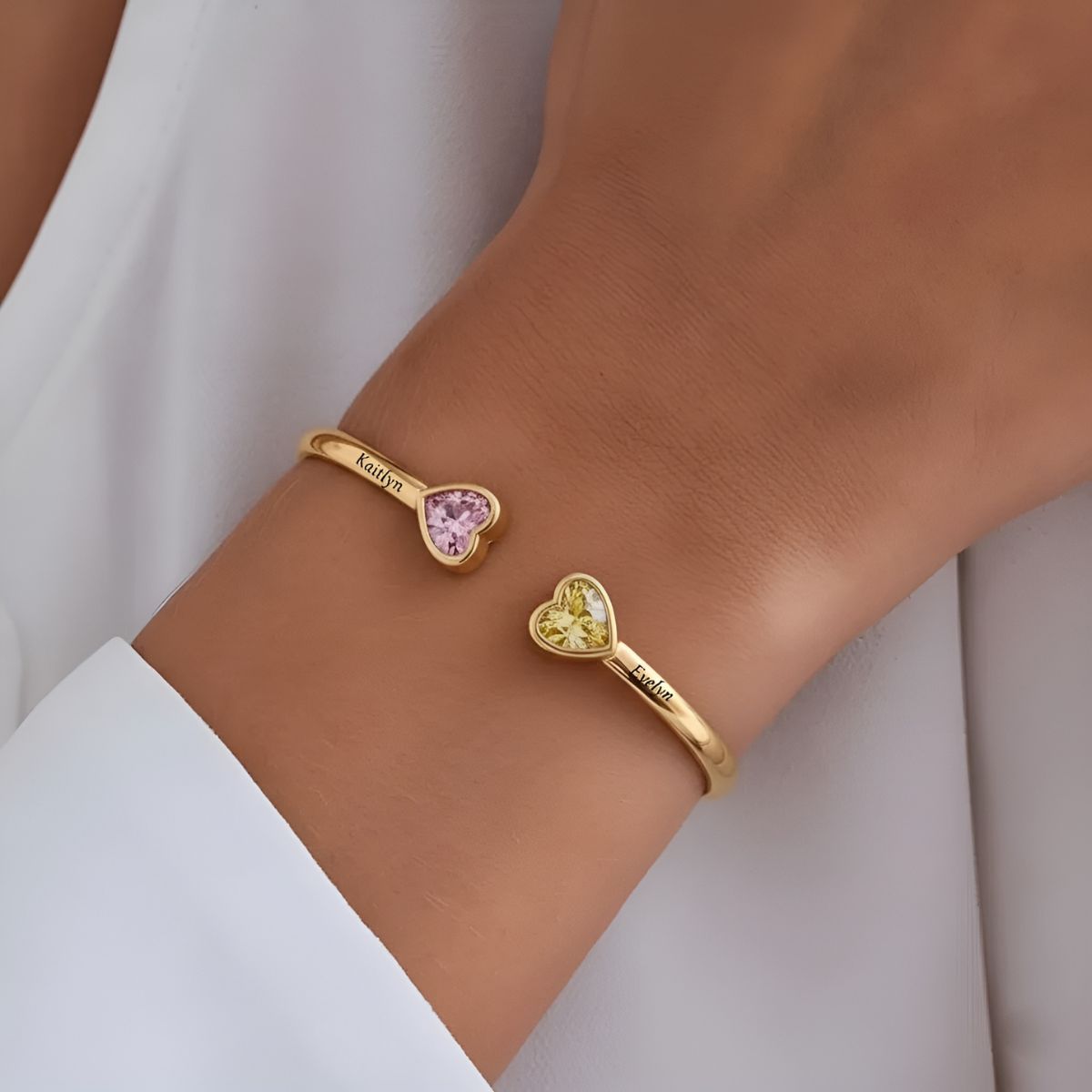 Norielle™ | Personalized Mother-Daughter Bracelet