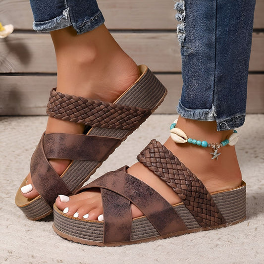 Calyntra™ | Braided Comfort Sandals